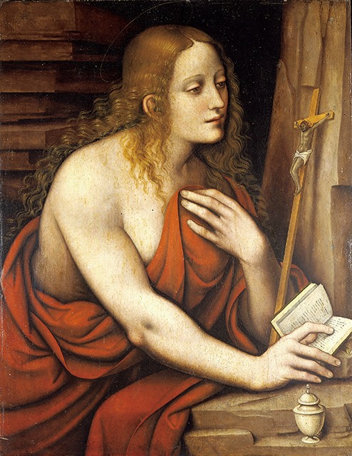 ジョヴァンニ・ピエトロ・リッツォーリ、通称ジャンピエトリーノ　《悔悛するマグダラのマリア》 1520-1525 年頃、アッカデミア・カッラーラ （C）Accademia Carrara, Bergamo 