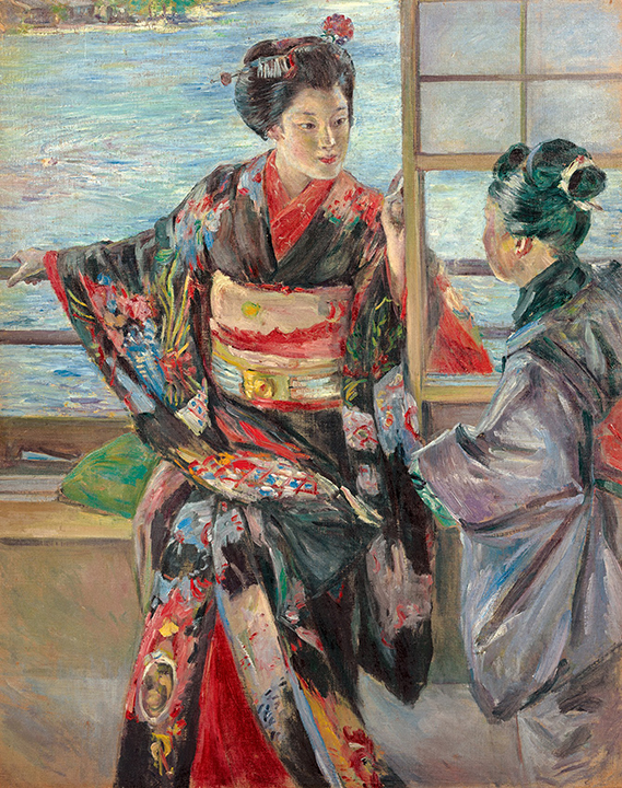 黒田清輝　重要文化財《舞妓》 1893年（明治26） 東京国立博物館蔵